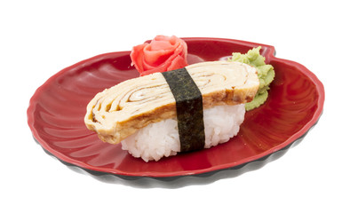Tamago (Omelet) sushi