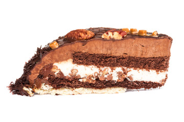 Piece of chocolate cake