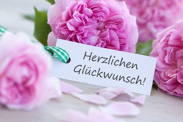 Herzlichen Glückwunsch!