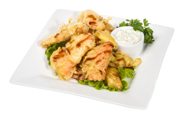 Salmon Tempura , Japanese Food