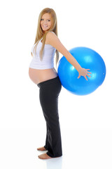 Beautiful pregnant woman