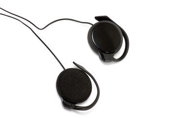 earphones isolated on white