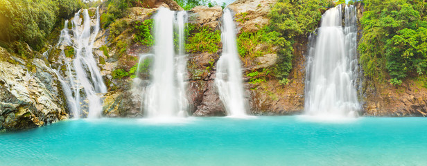 Waterfall panorama