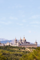 Fototapeta na wymiar Widok z wioski El Escorial, Madryt