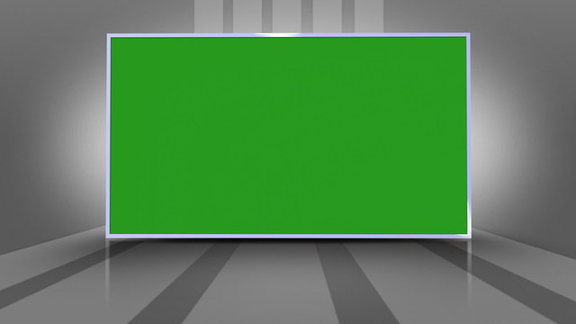 Monitor Presentation, Green Screen - HD1080