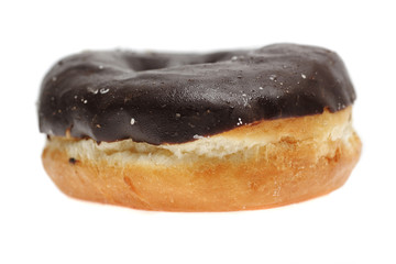  Doughnut covered with chocolate