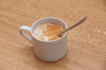 taza de café con leche