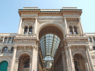 Obraz premium Galleria Vittorio Emanuele II, Milan
