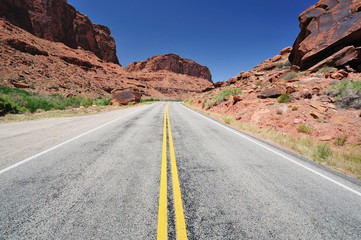 A Road at Arches National Park