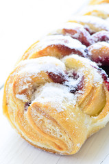 Pastry with jam