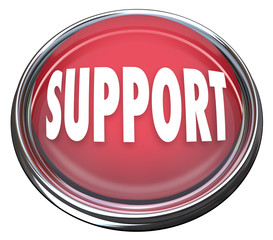 Support Red Round Button Get Help Answers to Questions