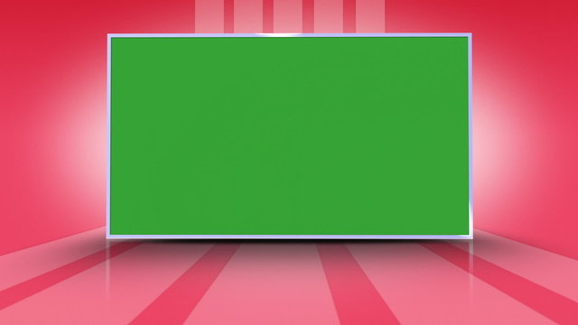 Monitor Background, Green Screen - HD1080