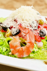 tasty seafood salad