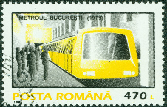 Bucharest Metro Subway Train