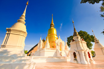 Naklejka premium Thai pagoda in temples.