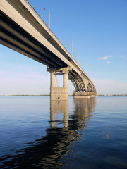 Мост через Волгу в Саратове.