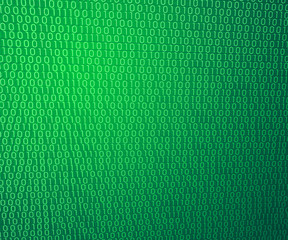 Green Binary Wall Background