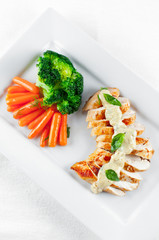 Grilled Chicken Brest with Veggies