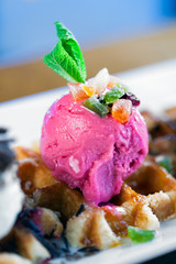 Italian gelato icecream