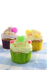 colorful cupcakes