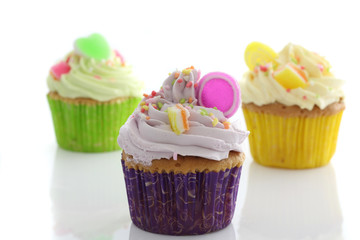 colorful cupcakes