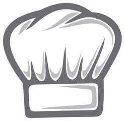 white chef hat