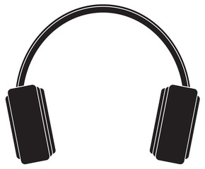 DJ Headphones - Vector illustration