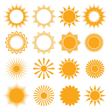 sun collection - elements for design