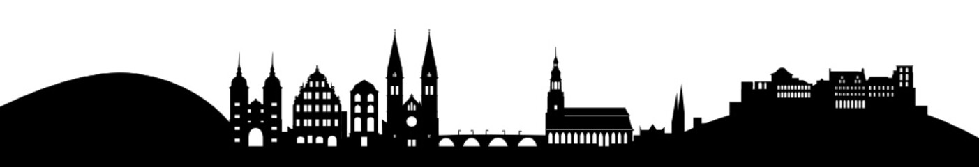 Fototapeta premium Heidelberg Panorama