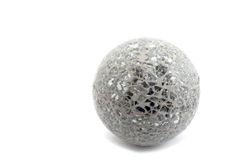 boule brillante recyclage de miroir