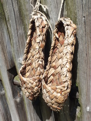 Bast shoes or lapti