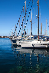 Fototapeta premium marina under blue sky