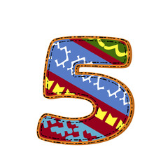 number pattern of tissue