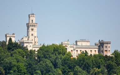 Fototapeta na wymiar Hluboka castle