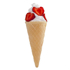 ice-cream cone isolated