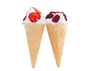 ice-cream cone isolated