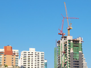 Fototapeta na wymiar scaffolding, Construction site