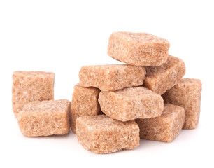 Lump brown cane sugar cubes