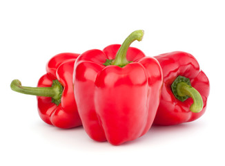 red pepper isolated on white background
