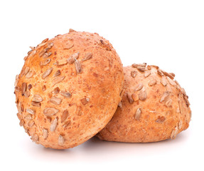 Two sandwich bun with sunflower seeds