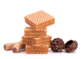 Wafers or honeycomb waffles