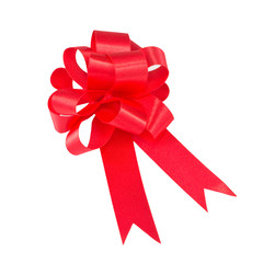 small red gift bow