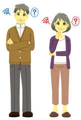 老夫婦(悩み)
