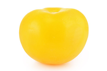 isolated yellow tomato