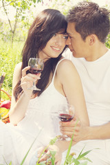 looking at each other