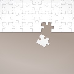 puzzle graubraun I
