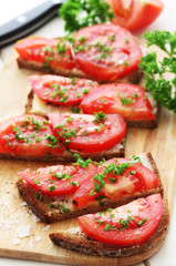 Bread and Tomato