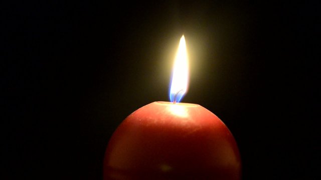 Rote Kerze