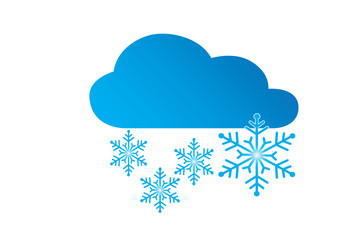 Icon weather snow