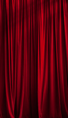 Red curtain  b